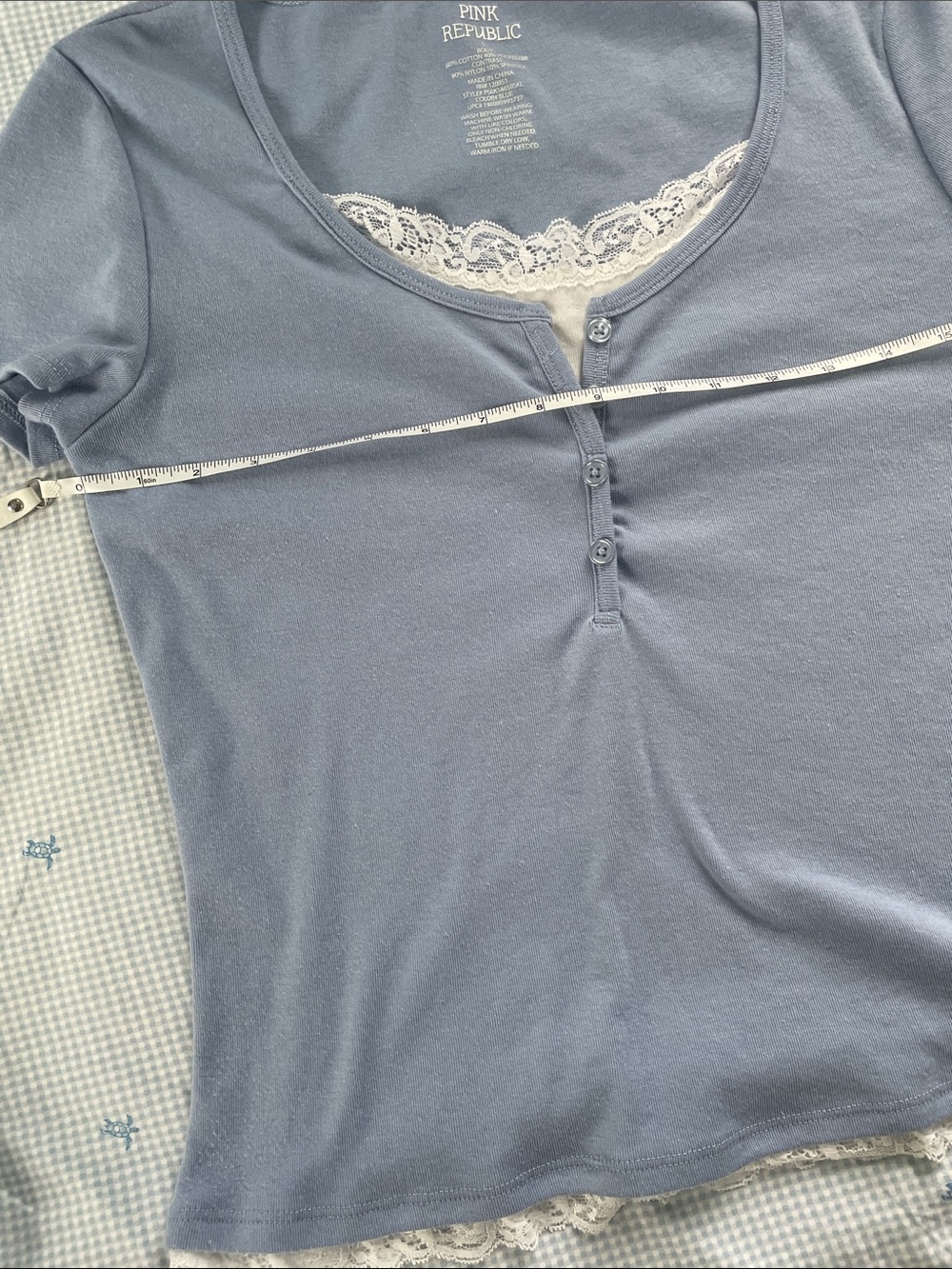 Pink Republic Lace Trimmed Top - Picture 4 of 8